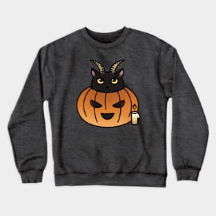 Pumpkin cat Crewneck Sweatshirt